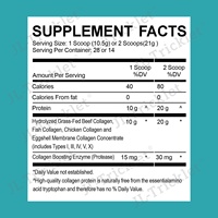 Collagène Marin Hydrolysé Naturel GMP Halal OEM en Poudre – Complément Alimentaire en Gros – Boisson au Collagène – 30 Sachets/sac