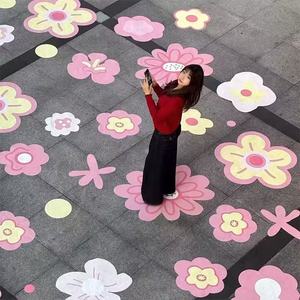 Autocollant directionnel de sol en aluminium pour attraction touristique extérieure pour parcs, stations et zones pittoresques - Product Image 3