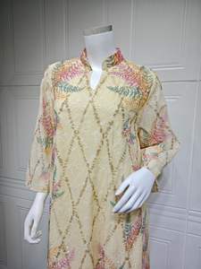 Nuevo Vestido Musulmán <span class=keywords><strong>de</strong></span> Moda Árabe <span class=keywords><strong>de</strong></span> Oriente Medio con Bordado <span class=keywords><strong>de</strong></span> Poliéster Estampado, Manga Larga, para <span class=keywords><strong>Mujer</strong></span>, 2026 - Product Image 6