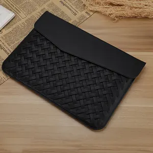 Kakudos עור נייד יד תיק מעטפת עיצוב קל משקל Slim מחשב נייד שקיות עבור נשים