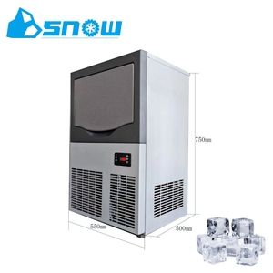 Machine à <span class=keywords><strong>glace</strong></span> Full Cube 30kg par jour-Machine à glaçons commerciale refroidie par air, construction durable pour les restaurants occupés et les salles <span class=keywords><strong>de</strong></span> pause - Product Image 1