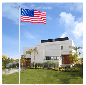 Zware Hoge Hardheid Aluminium Vlaggenmast Outdoor Vlag Paalkits Staan Voor Commerciële Huistuin - Product Image 1