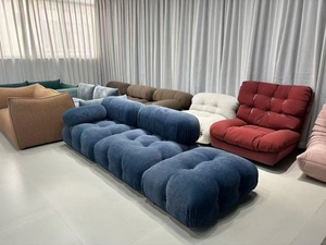 Divano di Lusso Componibile in Tessuto Mario Bellini, Arredamento di Design Moderno Europeo per Soggiorno e Casa - Product Image 3