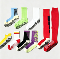 Chaussettes de sport mi-mollet en nylon et coton pour jeunes athlètes, avec logo personnalisé, respirantes, antidérapantes, design exclusif