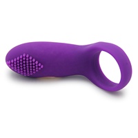 Anillo Vibrador de Silicona para Pene, Funda de Silicona para Agrandamiento del Pene, Resistente al Agua, en Venta