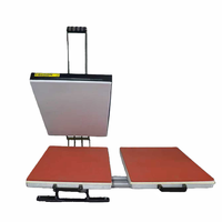 Presse à chaud magnétique double station manuelle de haute qualité 40*60cm pour l'impression par sublimation sur T-shirts et vêtements