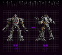 Bloques de Construcción Originales y Genuinos de Optimus Prime, Versión Luminosa, de la Película Transformers: Beyond, Edición 1, de Blokees