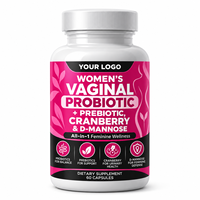 Capsules Probiotiques pour Femmes, Extrait de Canneberge, D-Mannose, Santé Vaginale, Soutien des Voies Urinaires, Complément Alimentaire, Marque Privée OEM ODM