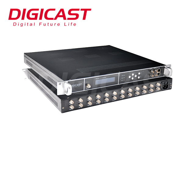 DMB 24E Trans Modulator Digital Video Broadcasting Multi Channels FTA Tuners to RF DVB C DVB T ATSC ISDB Modulator