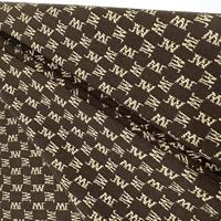 Tissu jacquard tweed de haute qualité en rayonne et modal teint en fil