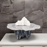 Articles de décoration d'intérieur en résine en stock, ornements de bureau modernes, sculptures de rocaille pour hôtel, salon, véranda