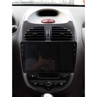 Head Unit Stereo Mobil Android 2 Din 2+32G untuk Peugeot 206 tahun 2000-2016 dengan BT AUX WIFI Carplay