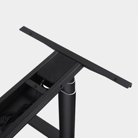 Cadre de table réglable en hauteur, tube de 2 moteurs avec table pour ordinateur portable, bureau de levage électrique