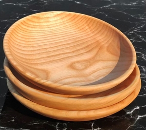 Handmade Tự Nhiên Thân Thiện Với Môi Thực Phẩm An Toàn Rắn Gỗ Món Ăn & Tấm Tùy Chỉnh Với Logo Sinh Thái Sản Phẩm - Product Image 1