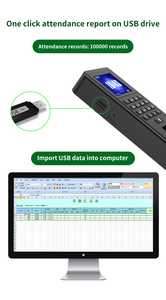 Système biométrique de grande capacité, lecteur de carte d'empreintes digitales, scanner d'empreintes digitales en direct, système de gestion du contrôle d'accès - Product Image 5