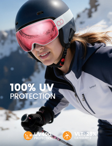 Lunettes de snowboard anti-buée Lamicall SG02 OEM, lunettes de <span class=keywords><strong>ski</strong></span> <span class=keywords><strong>OTG</strong></span> à porter par-dessus des lunettes, protection UV400, lentille sphérique, <span class=keywords><strong>masque</strong></span> de neige pour hommes et femmes - Product Image 2
