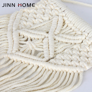 Nueva llegada DIY artesanía cuerda de algodón decoración colgante Simple Homestay tapiz nórdico tejido <span class=keywords><strong>atrapasueños</strong></span> - Product Image 4