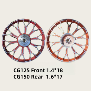 Pièces de <span class=keywords><strong>moto</strong></span> CG125/CG150 Jantes <span class=keywords><strong>en</strong></span> alliage d'aluminium de 17 <span class=keywords><strong>pouces</strong></span> et <span class=keywords><strong>18</strong></span> <span class=keywords><strong>pouces</strong></span> Pneus et accessoires de qualité supérieure - Product Image 4