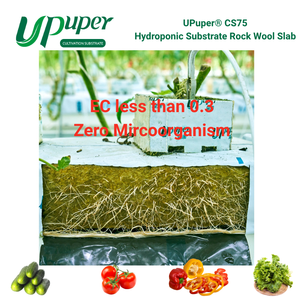 UPuper CS75 40x8x3 Plaques de culture hydroponique en laine de roche pour Pepino/Poivre/Tomate/Légumes à feuilles/Chanvre/Concombre - Product Image 4
