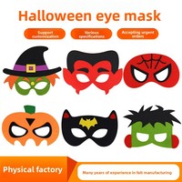 Ornement personnalisé en feutre polyester imprimé Citrouille et Chat Noir, Décoration d'Halloween pour la maison, les fêtes et l'arbre, Décoration de vacances effrayante, Léger