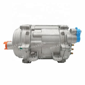 New phổ 12V 24V điện DC máy nén cho xe & Xe Tải Điều hòa không khí hệ thống R134a tự động điện AC máy nén - Product Image 2