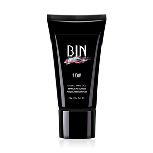 BIN Poligel Acrygel Venta al por mayor Suministros para <span class=keywords><strong>uñas</strong></span> Etiqueta privada Brillo Colores UV Extensión de <span class=keywords><strong>uñas</strong></span> Acrílico Poly Gel <span class=keywords><strong>rosa</strong></span> claro nude - Product Image 4