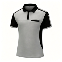 Polo à manches courtes en polyester personnalisable pour équipes d'entreprise, idéal pour les commandes en gros pour groupes professionnels