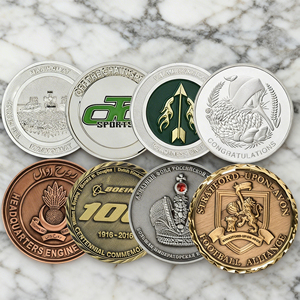 Venta al por mayor de monedas de billar de 8 bolas personalizadas, chapadas en metal, plateadas y doradas, para fabricantes de monedas - Product Image 1