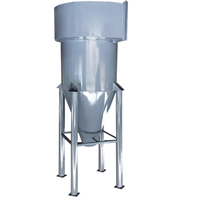 Collecteur de poussière cyclonique personnalisé, structure compacte et gain de place, installation et entretien faciles