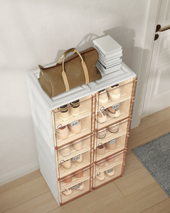 2026 Meuble de <span class=keywords><strong>rangement</strong></span> empilable écologique pour chaussures, étagère à chaussures, support de <span class=keywords><strong>rangement</strong></span> pour placard et armoire - Product Image 2