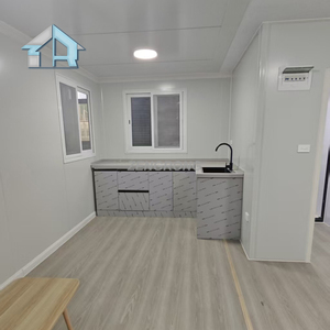 40ft mở rộng nhà <span class=keywords><strong>CONTAINER</strong></span> đúc sẵn dễ xây dựng 3 phòng ngủ mô-đun khung thép Sandwich phòng tắm bằng gỗ văn phòng nhà - Product Image 5