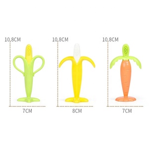 Non-Toxic Bpa Free Soft Silicone <strong>Carrot</strong> Teething Baby Teether <strong>Toy</strong> - Product Image 4