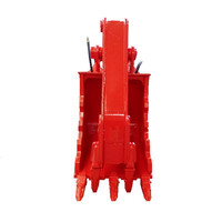 Mini excavateur attachements compacteur, pouce, grappin rotatif de bûche, pince de godet, godet de tranchée, marteau hydraulique, rippers