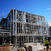 Maison de ville personnalisée en usine Villa de luxe Maison modulaire Maison préfabriquée portable Australie Structure en acier léger