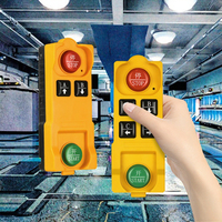 Télécommande sans fil industrielle étanche 433/315 MHz pour grue, tour ou pont, portée 200m