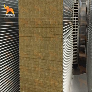Panel Sándwich de Lana de Roca Gcc de 50-150 mm, Resistente al Fuego, para Paredes Exteriores, Uso Industrial - Product Image 2
