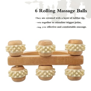 Nuevo Rodillo de Masaje Corporal de 6 Ruedas 2025, Rodillo de Madera con Forma de Auto para Uso Doméstico, Estilo Divertido para Niños, Masajeador con Diseño de Auto - Product Image 2