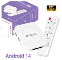 H96 MAX M1 Plus 8k TV Box Android 14.0 Rockchip RK3528 WiFi6 2GB 8K Smart TV Box Set-Top Box