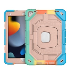 Cho iPad 9th 8th 7th thế hệ trường hợp chống sốc trẻ em chân đế Silicone trường hợp máy tính bảng cho iPad 9th Gen 8th thế hệ 10.2 inch - Product Image 6