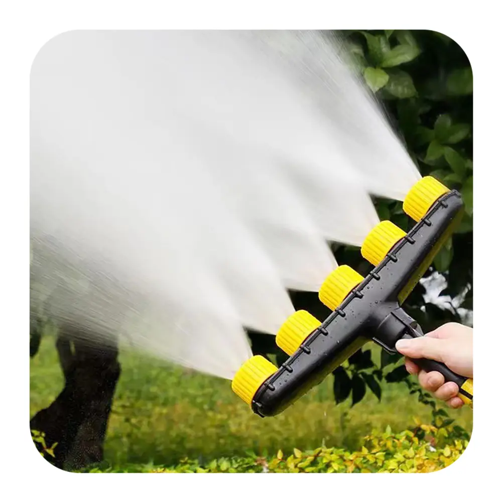 VERTAK 5-Wege-Splitter Garten Sprinkler kopf Gemüse Bewässerung Rasen Wassernebel Sprinkler