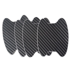 4pcs Anti-Scratch <span class=keywords><strong>Car</strong></span> Carbon Fiber <span class=keywords><strong>Door</strong></span> <span class=keywords><strong>Sticker</strong></span> Auto Handle Cover Vehicle <span class=keywords><strong>Door</strong></span> Bowl Protective Stickers para carros - Product Image 5