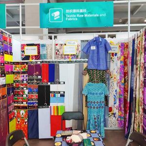 Prix usine Wax impression <span class=keywords><strong>pagne</strong></span> tissu impression personnalisée tissu longe tissu une face impression 100GSM exportation vers l'Afrique de l'Ouest - Product Image 4