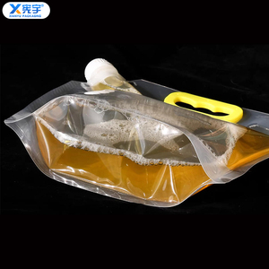 Pochette souple transparente personnalisable avec logo, grande capacité, pour bière, eau minérale, produits secs, céréales - Product Image 2