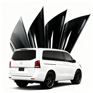 Nhà Máy bán hàng trực tiếp UV bằng chứng đen ra cửa sổ xe phim ppf Pet Đen Nano gốm đen ra cửa sổ xe phim - Product Image 1