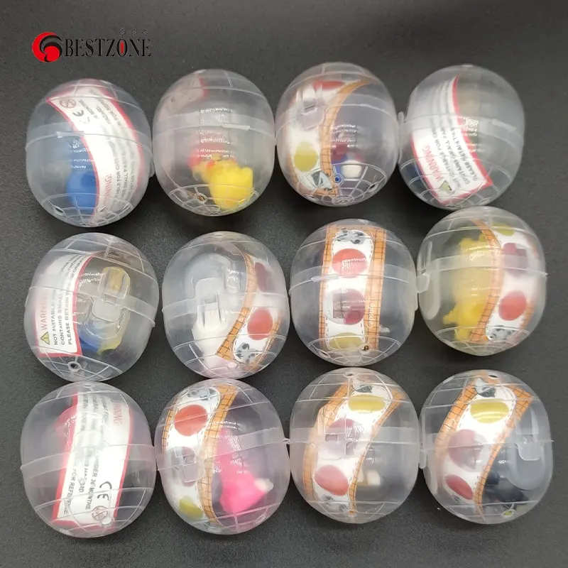 47*56 mm transparent plastic capsule toys vending machine capsule toys gashapon / gachapon ball for kid toys
