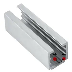 Jalur <span class=keywords><strong>Aluminium</strong></span> Profil Ekstrusi Terlaris untuk Pintu/Jendela Geser - Product Image 1