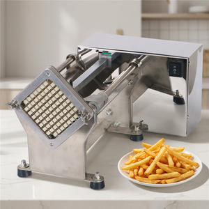 Commercial Stainless Steel Potato French <b>Fry</b> <b>Cutter</b> Machine Electric Potato Strip Slicer Equipment - Product Image 1