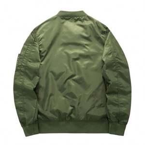 Chaqueta bomber informal personalizada con logotipo bordado y abrigos para hombre, líder en la industria, <span class=keywords><strong>precio</strong></span> al por mayor, sudaderas con capucha, ropa de calle para hombre - Product Image 3