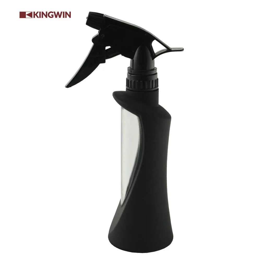 Cina top fornitore Kingwin 300Ml nero di Plastica dei capelli salon flacone spray