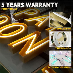 Enseigne LED personnalisée lumineuse pour magasin, lettres en relief, lettres lumineuses à haute luminosité, économie d'énergie pour les commerces de détail - Product Image 2